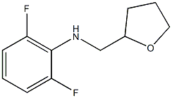 2,6-difluoro-N-(oxolan-2-ylmethyl)aniline 化学構造式