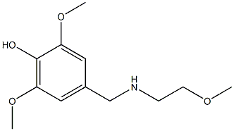 2,6-dimethoxy-4-{[(2-methoxyethyl)amino]methyl}phenol|