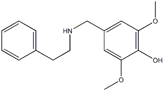 2,6-dimethoxy-4-{[(2-phenylethyl)amino]methyl}phenol