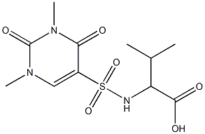 2-[(1,3-dimethyl-2,4-dioxo-1,2,3,4-tetrahydropyrimidine-5-)sulfonamido]-3-methylbutanoic acid