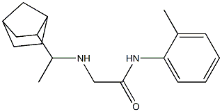 2-[(1-{bicyclo[2.2.1]heptan-2-yl}ethyl)amino]-N-(2-methylphenyl)acetamide