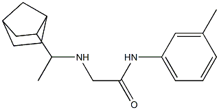 2-[(1-{bicyclo[2.2.1]heptan-2-yl}ethyl)amino]-N-(3-methylphenyl)acetamide