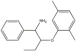 2-[(1-amino-1-phenylbutan-2-yl)oxy]-1,4-dimethylbenzene Structure