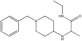 2-[(1-benzylpiperidin-4-yl)amino]-N-ethylpropanamide Structure