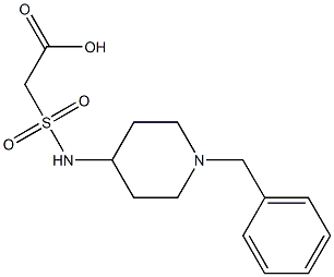 2-[(1-benzylpiperidin-4-yl)sulfamoyl]acetic acid