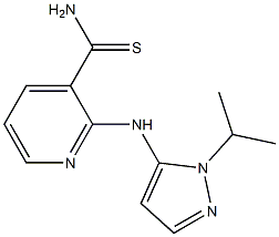 2-[(1-isopropyl-1H-pyrazol-5-yl)amino]pyridine-3-carbothioamide