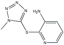 2-[(1-methyl-1H-1,2,3,4-tetrazol-5-yl)sulfanyl]pyridin-3-amine Structure