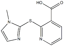 2-[(1-methyl-1H-imidazol-2-yl)sulfanyl]pyridine-3-carboxylic acid