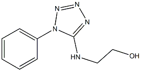 2-[(1-phenyl-1H-1,2,3,4-tetrazol-5-yl)amino]ethan-1-ol,,结构式
