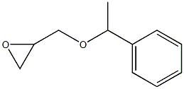 2-[(1-phenylethoxy)methyl]oxirane Structure