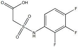 2-[(2,3,4-trifluorophenyl)sulfamoyl]acetic acid