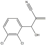 2-[(2,3-dichlorophenyl)(hydroxy)methyl]prop-2-enenitrile 化学構造式