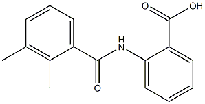 2-[(2,3-dimethylbenzene)(methyl)amido]benzoic acid Structure