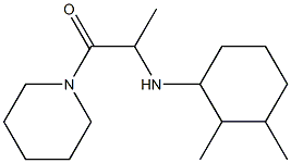 2-[(2,3-dimethylcyclohexyl)amino]-1-(piperidin-1-yl)propan-1-one|