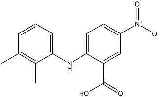 2-[(2,3-dimethylphenyl)amino]-5-nitrobenzoic acid 结构式
