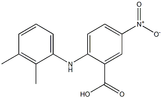 2-[(2,3-dimethylphenyl)amino]-5-nitrobenzoic acid Structure