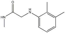2-[(2,3-dimethylphenyl)amino]-N-methylacetamide Structure