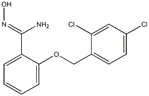 2-[(2,4-dichlorophenyl)methoxy]-N'-hydroxybenzene-1-carboximidamide Structure