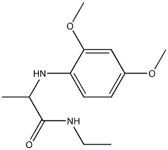 2-[(2,4-dimethoxyphenyl)amino]-N-ethylpropanamide