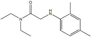 2-[(2,4-dimethylphenyl)amino]-N,N-diethylacetamide Structure