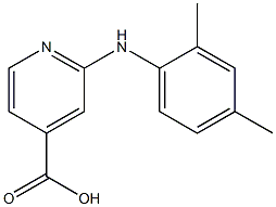 2-[(2,4-dimethylphenyl)amino]pyridine-4-carboxylic acid