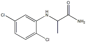 2-[(2,5-dichlorophenyl)amino]propanamide,,结构式