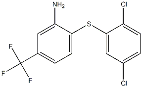  2-[(2,5-dichlorophenyl)sulfanyl]-5-(trifluoromethyl)aniline