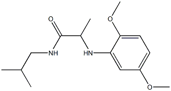 2-[(2,5-dimethoxyphenyl)amino]-N-(2-methylpropyl)propanamide