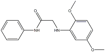 2-[(2,5-dimethoxyphenyl)amino]-N-phenylacetamide Structure