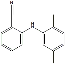 2-(2,5-ジメチルフェニルアミノ)ベンゾニトリル 化学構造式