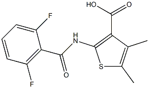 2-[(2,6-difluorobenzene)amido]-4,5-dimethylthiophene-3-carboxylic acid