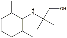 2-[(2,6-dimethylcyclohexyl)amino]-2-methylpropan-1-ol,,结构式