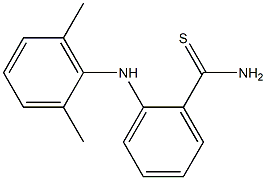 2-[(2,6-dimethylphenyl)amino]benzene-1-carbothioamide Structure