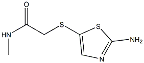 2-[(2-amino-1,3-thiazol-5-yl)thio]-N-methylacetamide