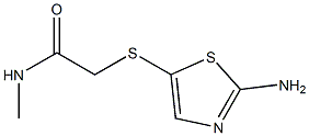 2-[(2-amino-1,3-thiazol-5-yl)thio]-N-methylacetamide