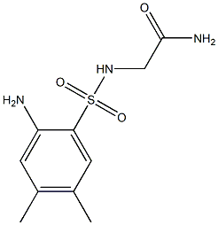 2-[(2-amino-4,5-dimethylbenzene)sulfonamido]acetamide