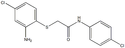 2-[(2-amino-4-chlorophenyl)sulfanyl]-N-(4-chlorophenyl)acetamide