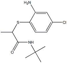 2-[(2-amino-4-chlorophenyl)sulfanyl]-N-tert-butylpropanamide