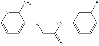 2-[(2-aminopyridin-3-yl)oxy]-N-(3-fluorophenyl)acetamide