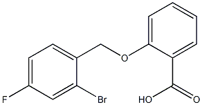  2-[(2-bromo-4-fluorobenzyl)oxy]benzoic acid