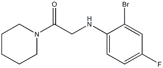 2-[(2-bromo-4-fluorophenyl)amino]-1-(piperidin-1-yl)ethan-1-one