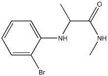 2-[(2-bromophenyl)amino]-N-methylpropanamide|