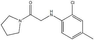 2-[(2-chloro-4-methylphenyl)amino]-1-(pyrrolidin-1-yl)ethan-1-one|