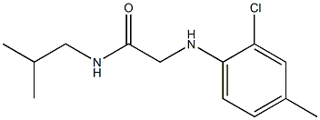 2-[(2-chloro-4-methylphenyl)amino]-N-(2-methylpropyl)acetamide|