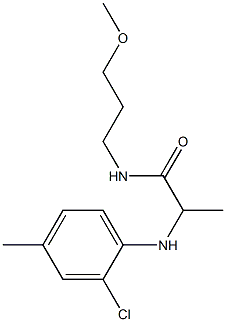  2-[(2-chloro-4-methylphenyl)amino]-N-(3-methoxypropyl)propanamide