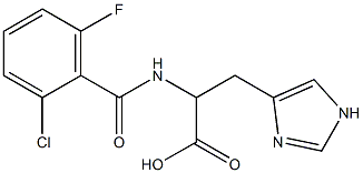 2-[(2-chloro-6-fluorophenyl)formamido]-3-(1H-imidazol-4-yl)propanoic acid