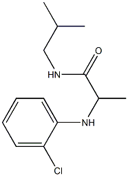 2-[(2-chlorophenyl)amino]-N-(2-methylpropyl)propanamide