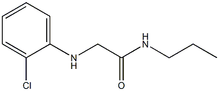  2-[(2-chlorophenyl)amino]-N-propylacetamide