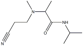  2-[(2-cyanoethyl)(methyl)amino]-N-(propan-2-yl)propanamide