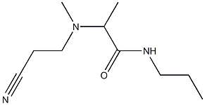 2-[(2-cyanoethyl)(methyl)amino]-N-propylpropanamide